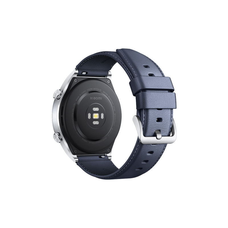 小米xiaomiwatchs1流光银智能手表无线充电精准定位血氧心率深海蓝