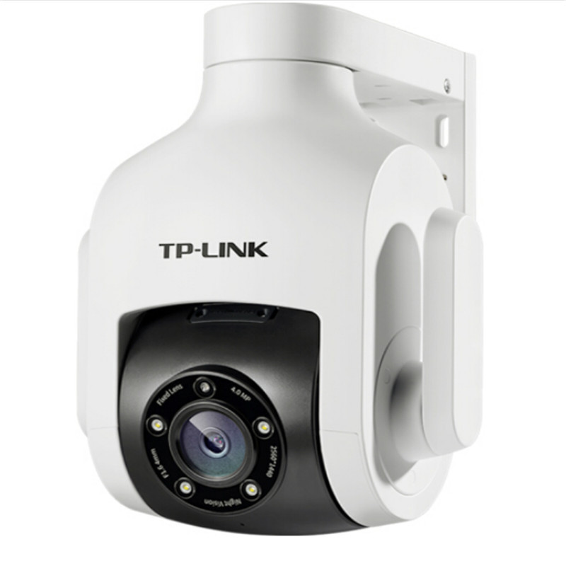 TP-LINK TL-IPC646-D4无线监控摄像头 400万高清星光室外防水云台球机 360全景监控网络wifi手机