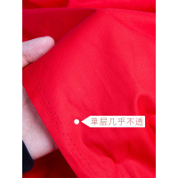 家柏饰(CORATED)色全棉布料 床品面料衬衫衬衣全棉斜纹棉布衣服手工diy布头 大红