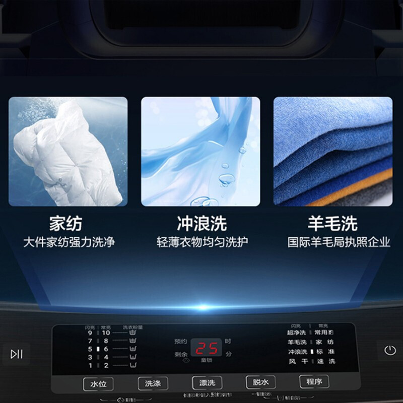 海尔(Haier)波轮洗衣机全自动家用12公斤大容量 幂动力自编程 防缠绕洗衣机 F128