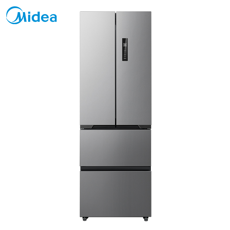 美的(Midea)417法式多门四开门60CM超薄冰箱M60嵌入式 一级变频风冷无霜家用大容量 MR-417WFPE高清大图