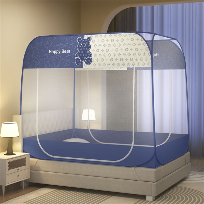 啄木鸟免安装大顶魔术蚊帐ZMN-WZ-03 1.5米床高清大图