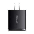 倍思 小极快充 充电器 2U+C 30W 中规 CCCP30UC CCXJ-C01(黑）