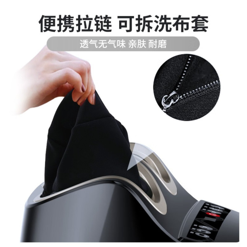 JeoyCosy践程足部按摩器气囊包裹足底机智能操控足底加热多功能按摩仪 FM06 黑色高清大图