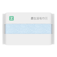 最生活 国民系列A1180国民毛巾 蓝色 34*72cm*1条装-