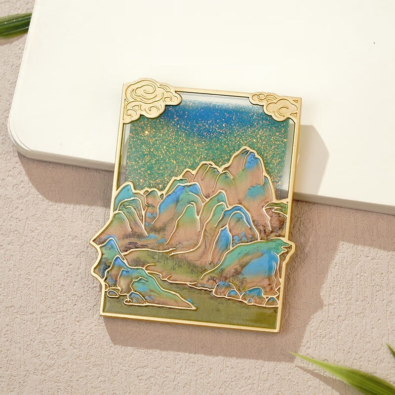 多彩浮雕立体电镀砂金冰箱贴高清大图