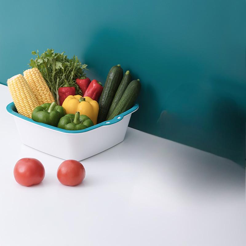 茶花 时尚滤水筛(中号) 25*23*8.5cm/个高清大图