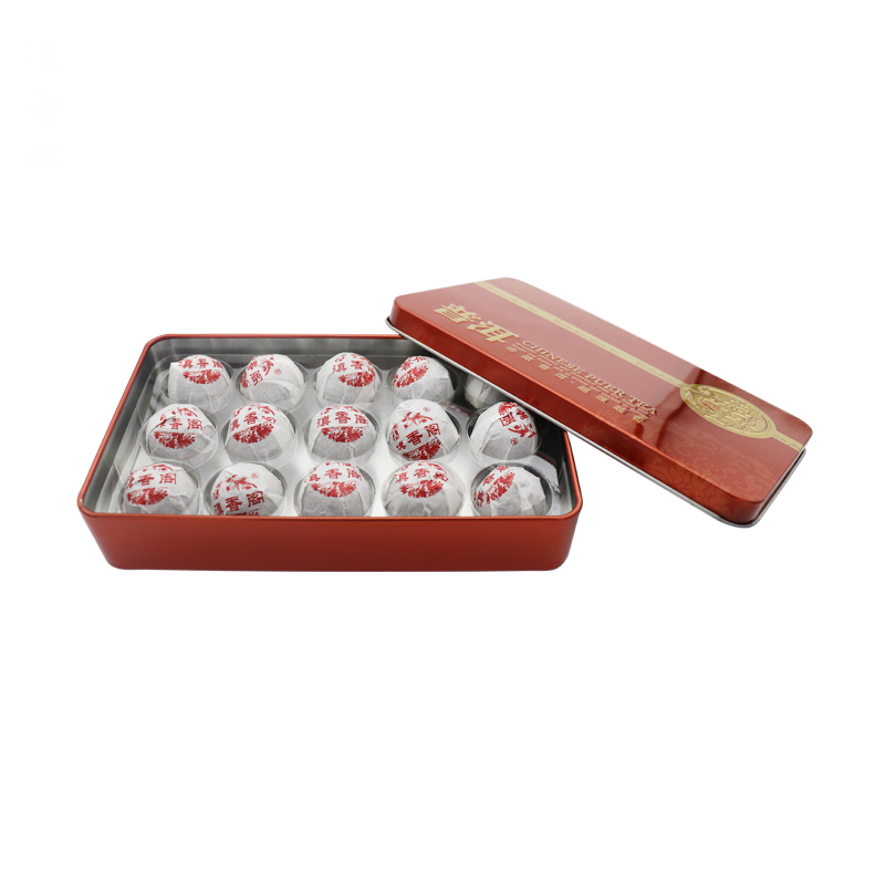 滇香阁迷你沱茶15粒(75g) 盒装 云南勐海 高山普洱熟茶 传统工艺醇香无添加