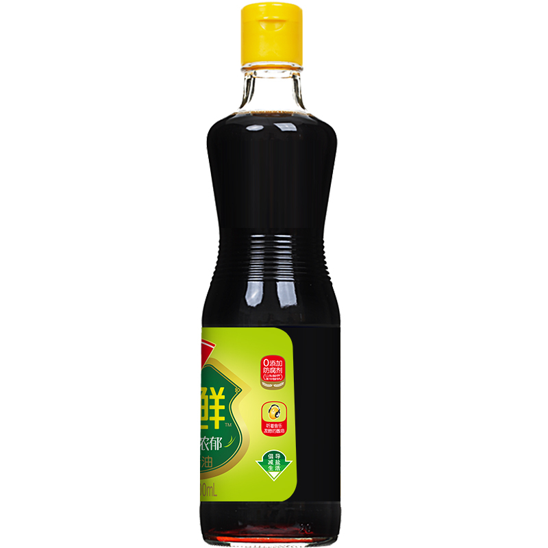 鲁花蘸食鲜酱油500ml*2瓶