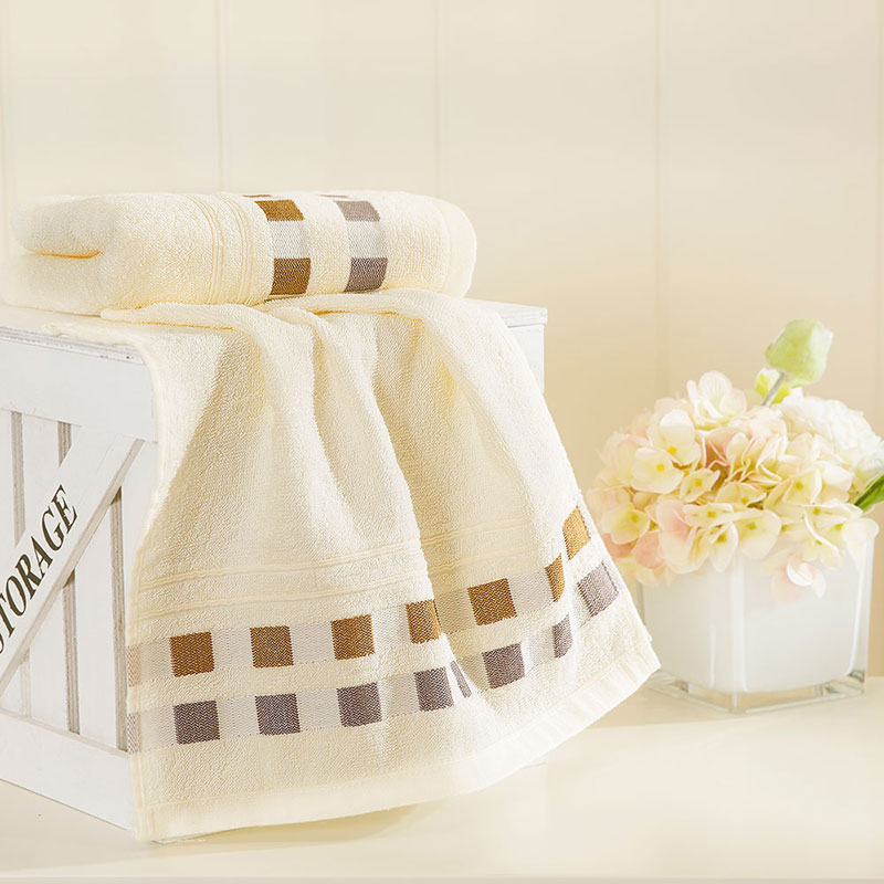 罗莱都市简约毛巾套装棉质面料超柔亲肤卫浴组合 黄色