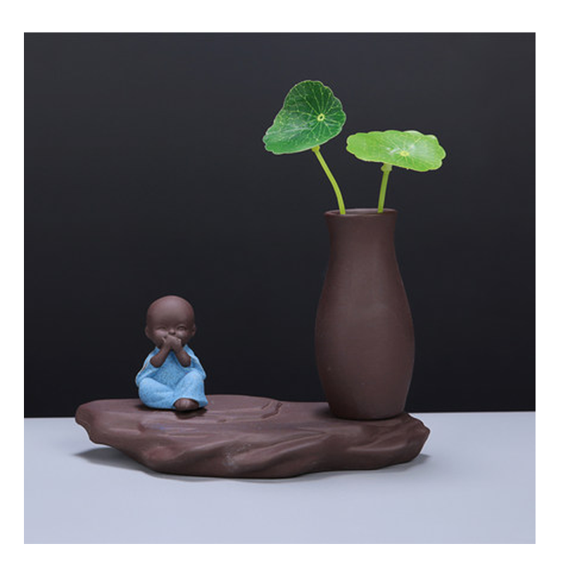 磐石 勿言 配zi砂瓶 1创意摆件手工个性小花器装饰品水培花插花瓶家居办公摆件报价 参数 图片 视频 怎么样 问答 苏宁易购