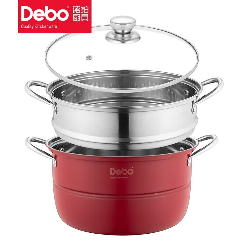 (顺丰发货)德铂(Debo)博尔顿不锈钢蒸锅28cm DEP-831高清大图