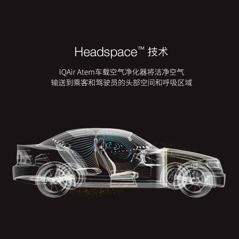 IQAir 车载空气净化器 Atem Car