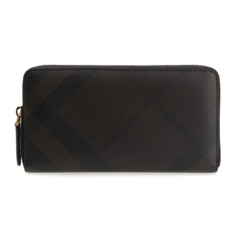 博柏利 Burberry 男士钱包 卡包3996188 Chocolate Black Burberry 博柏利直邮钱包男烟熏格纹长款拉链钱包钱夹 价格图片品牌报价 苏宁易购拓和国际海外专营店