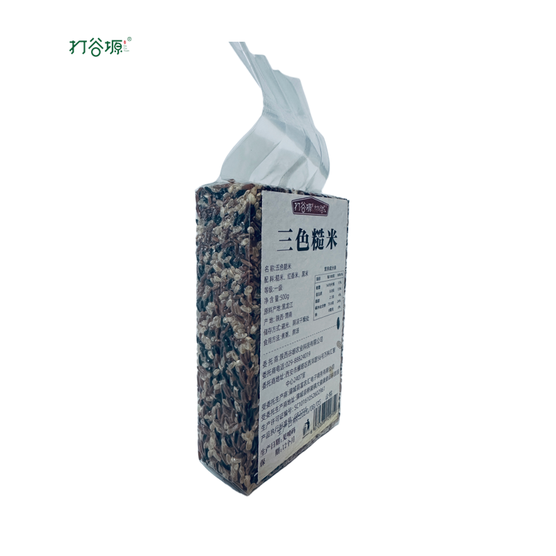 打谷塬三色糙米500g/袋高清大图