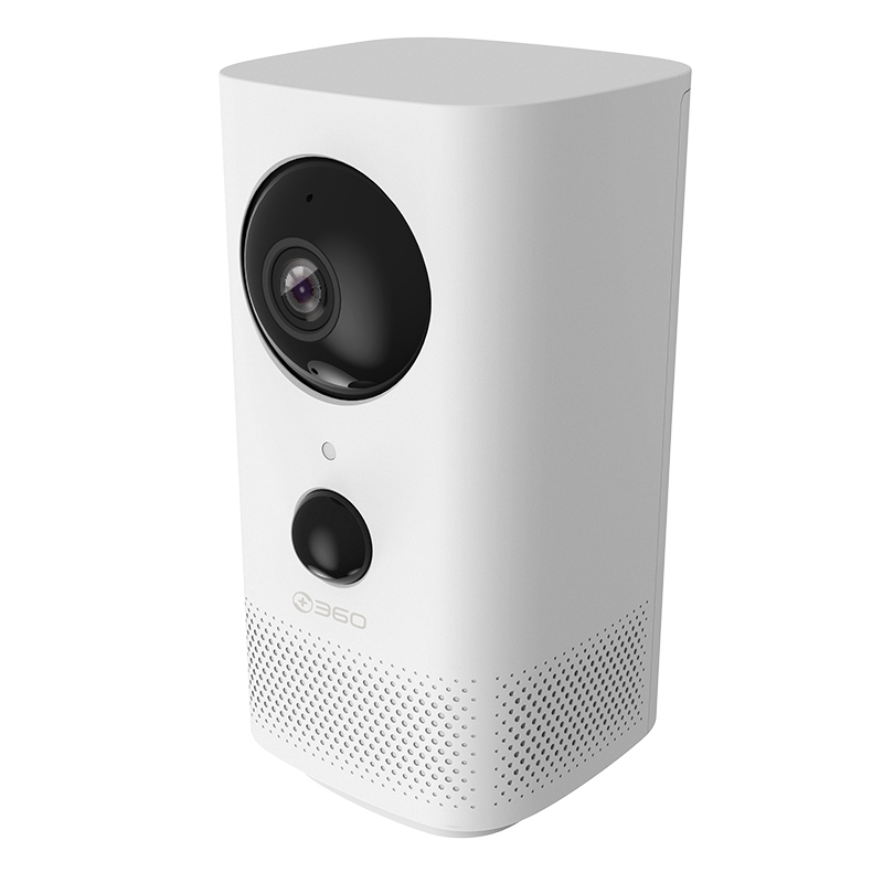 360 摄像头3C云台电池版 1080P高清夜视5G WIFI手机网络 家用无线安装充电式相机监控器AB2L+支架