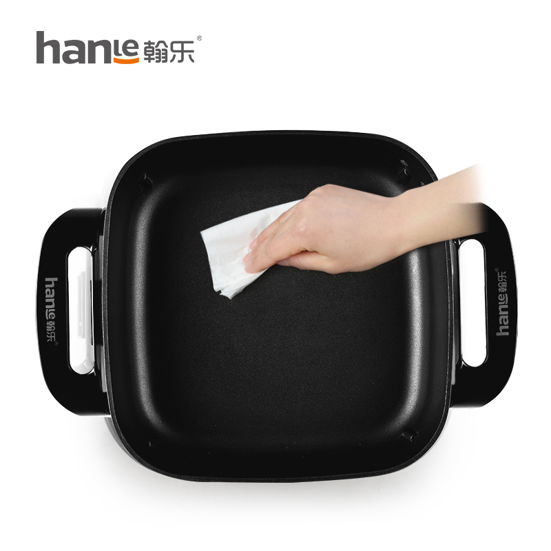 翰乐HL-F6炒锅 蒸锅煮锅煎锅烧烤锅 炖品锅烙饼锅 多功能大容量聚餐电火锅(起订6台,可组合)