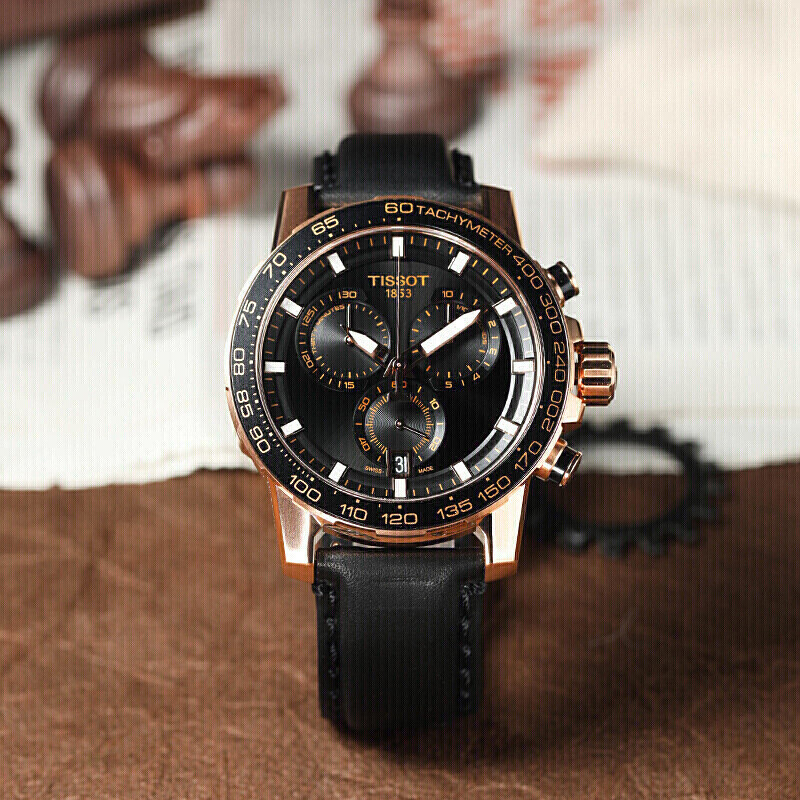 天梭(TISSOT)瑞士手表 速敢系列腕表 皮带石英男表T125.617.36.051.00