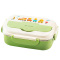 美厨饭盒316L不锈钢保温饭盒配餐具3格青草绿MCFT9332