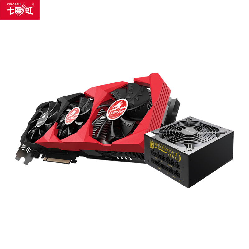七彩虹战斧 GeForce RTX 3060 Ti显卡+鑫谷额定750W GP850G全模爱国版电源