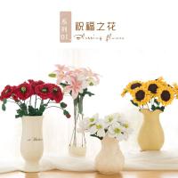 花园系列 花束手工diy编织蕾丝线钩针细毛线视频材料包翽