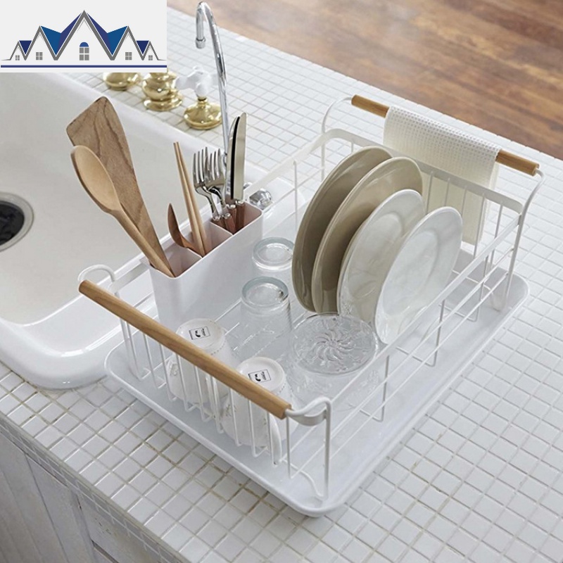 北欧风厨房沥水篮家用不锈钢滤水篮碗架盘架多功能沥水餐具置物架_325_225高清大图