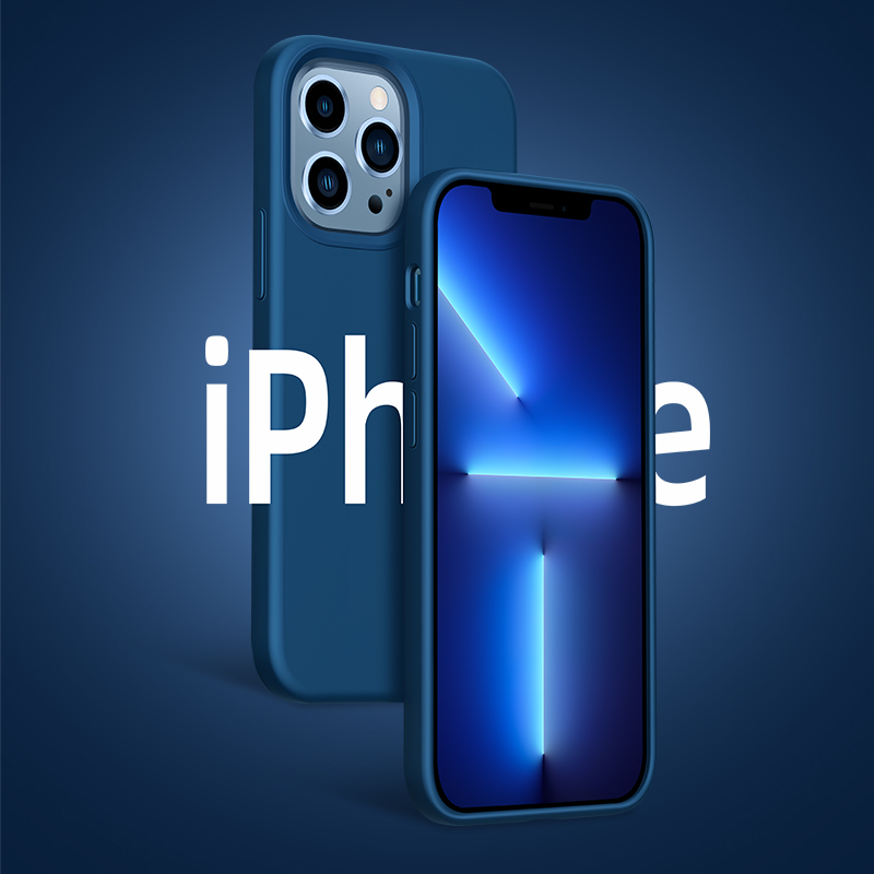 讯迪苹果13手机壳iphone13Promax液态硅胶保护套mini全包防摔硅胶