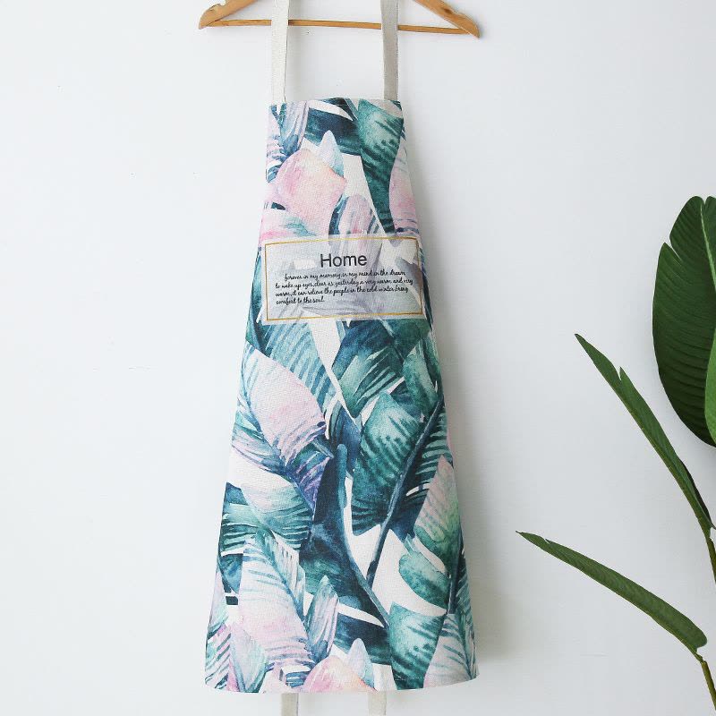 美式田园风围裙碎花小清新厨房家用ins成人园艺绿植时尚防污罩衣图片