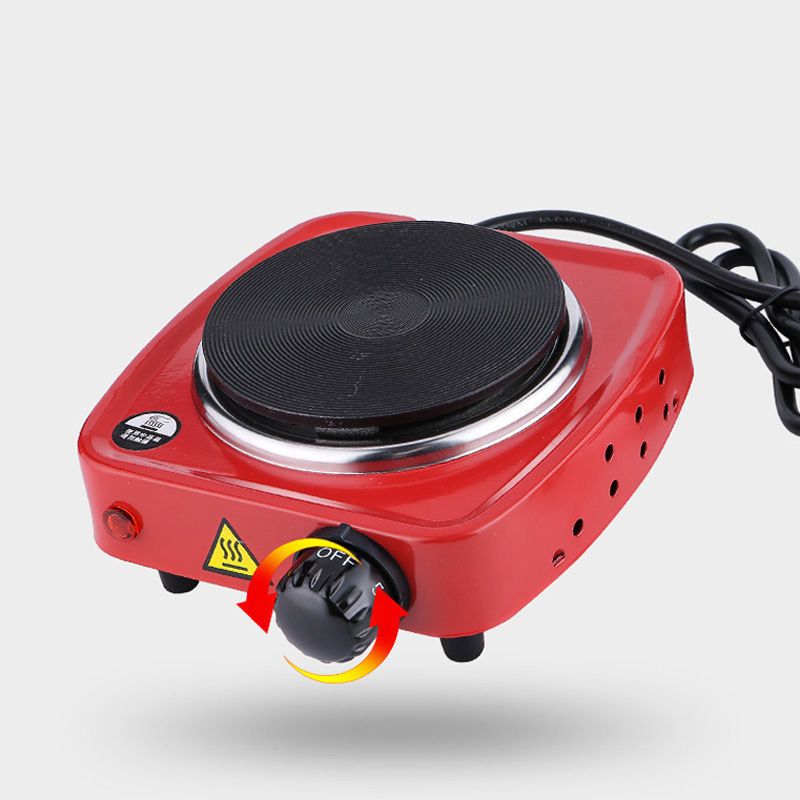 家用500w迷你电热炉小电炉煮摩卡壶煮咖啡茶炉实验用烧杯保温恒温红色