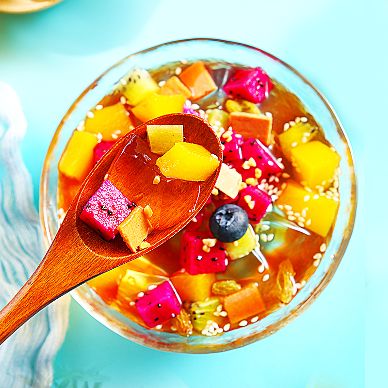 童话 冰粉粉原味 白凉粉果冻粉 四川特产冰粉 清凉解暑小吃冰粉粉原料