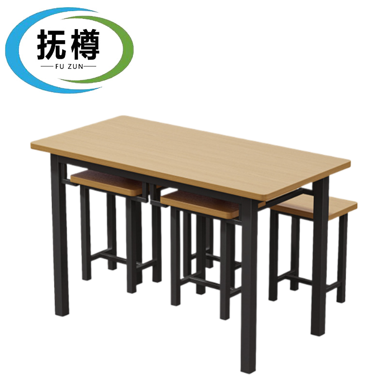 抚樽 餐桌 四人120*60*75cm 套高清大图