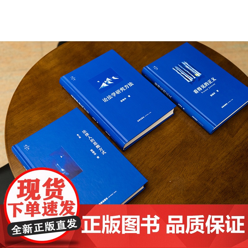 3本套装 看得见的正义+法律人的思维方式(第三版)+论法学研究方法 陈瑞华 著 法律出版社高清大图