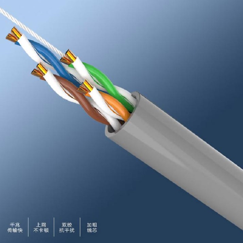 华脉(HUAMAI)超六类非屏蔽网线[商用版]CAT6A类工程家装万兆 纯铜导体灰色305米 HMT161010004高清大图