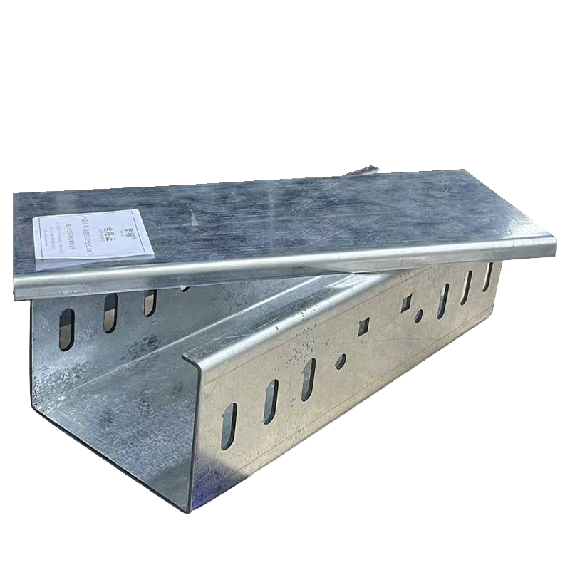 蜀御 电缆桥架 电缆槽 热镀锌120mm*80mm*2.5mm/米高清大图