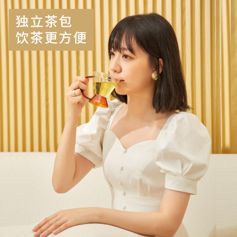 茶里西柚味茉莉花茶无纺布茶包袋装袋泡茶茶叶2g*100小包/袋高清大图