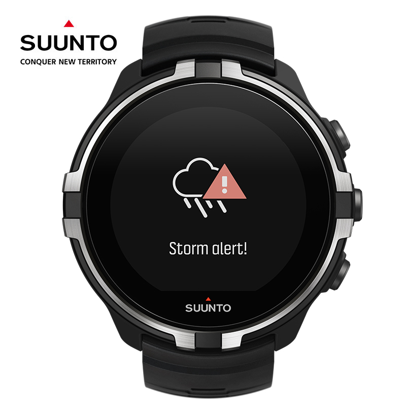 颂拓(SUUNTO) 手表 SPARTAN WHR BARO 斯巴达彩屏智能 户外光电心率表 黑色SS023414000