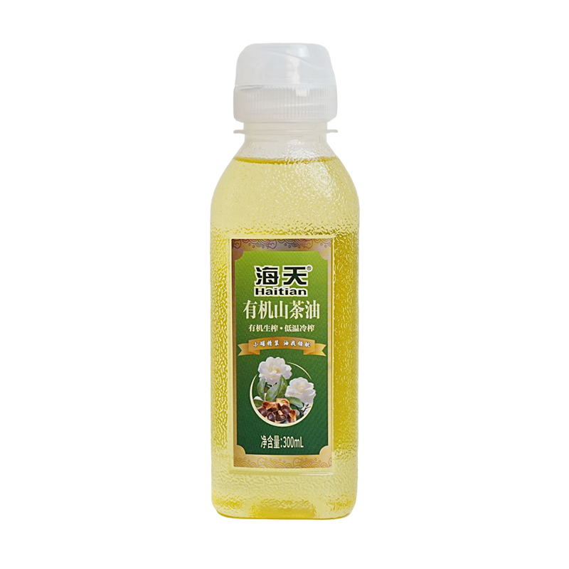 海天食用油 有机山茶油 300ml 尖叫瓶高清大图