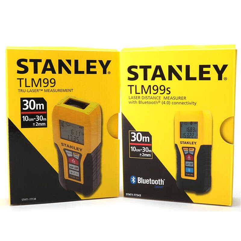 史丹利STHT77343-23激光测距仪蓝牙版30m手持智能电子尺测量仪图片