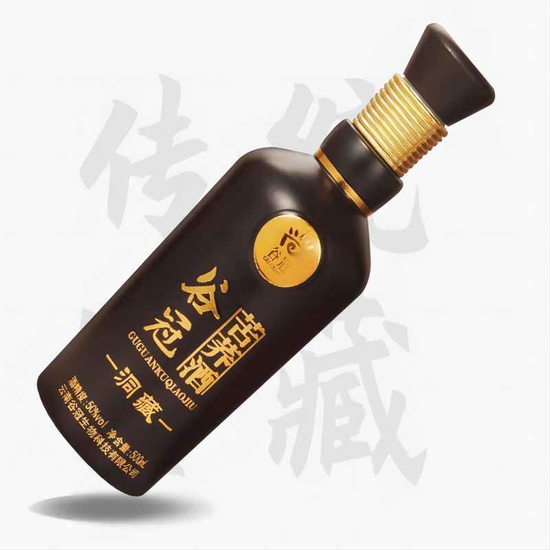 紫气东来 谷冠(咖色礼盒)苦荞酒 露酒 50%vol 500ml 洞藏系列 云南特产 谷冠