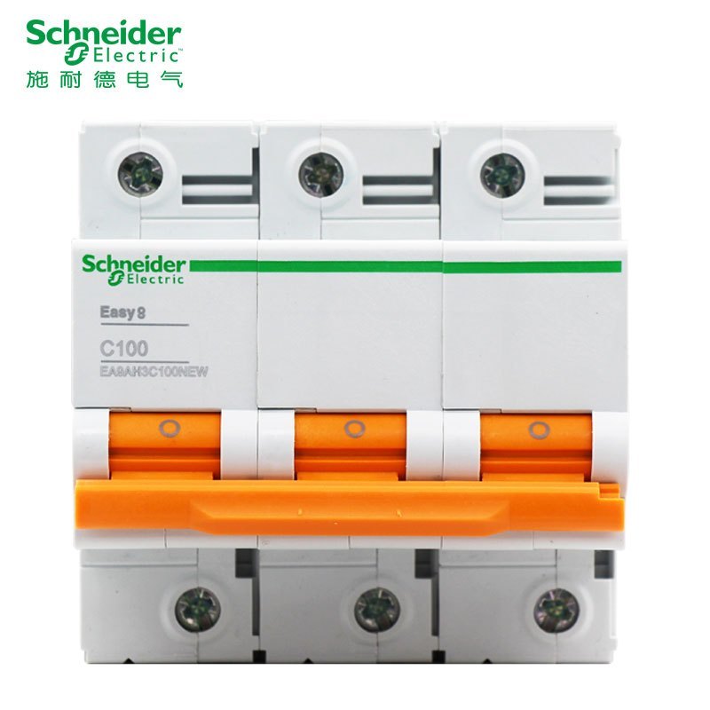 施耐德电气(Schneider Electric)漏电保护器 E9系列 断路器 空气开关3P 100A