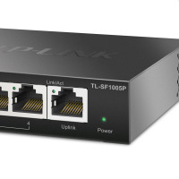 TP-LINK TL-SF1005P 4口5口POE网络交换机网线供电48V无线AP监控摄像头电脑办公tplink