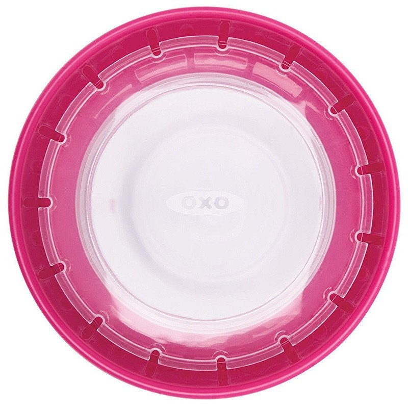 OXO/奥秀 6188103 宝宝学饮水杯 广口杯套装 PP材质儿童喝水敞口成长训练杯 270ML 火烈鸟粉