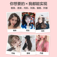 雷瓦(RIWA) RB-809I卷发棒陶瓷大卷直卷两用恒温速热5档液晶显示干湿两用小型夹板内扣不伤发懒人神器