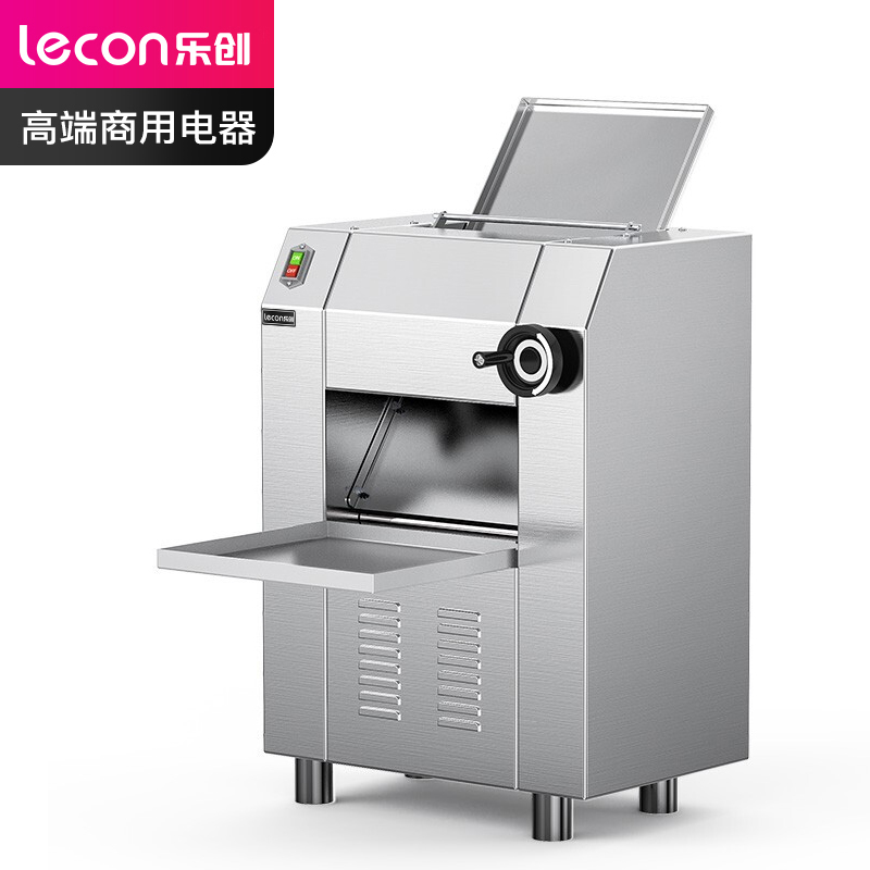 乐创(lecon)压面机商用 电动大型擀面机食堂揉面压皮机 380kg/h LC-J-YP380