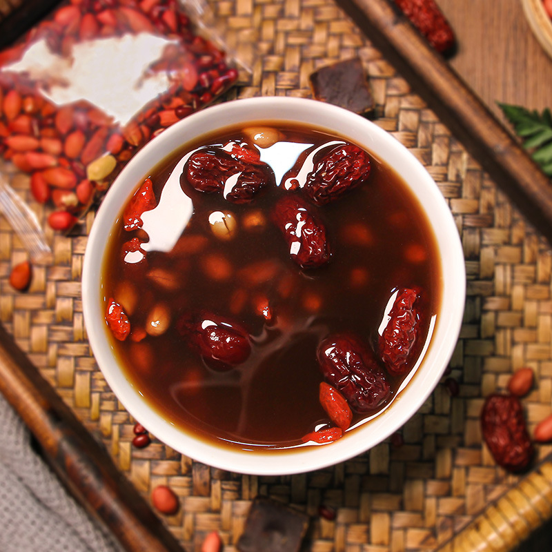 谯韵堂 五红汤110g/袋 红糖红枣红枸杞红豆花生高清大图