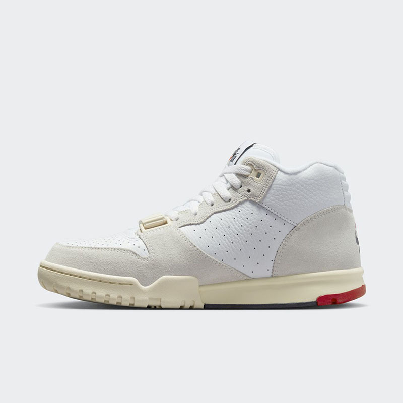 Nike Air Trainer 1 耐磨透气 中帮 训练鞋 男款 白红黑 DZ2547-100