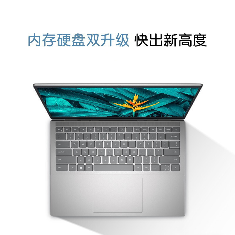 戴尔(DELL)灵越14Plus-7420 14英寸轻薄本创作本笔记本电脑 (12代i5-12500H 24G 512GB RTX3050 4G独显 2.2K全面屏)银色 定制版