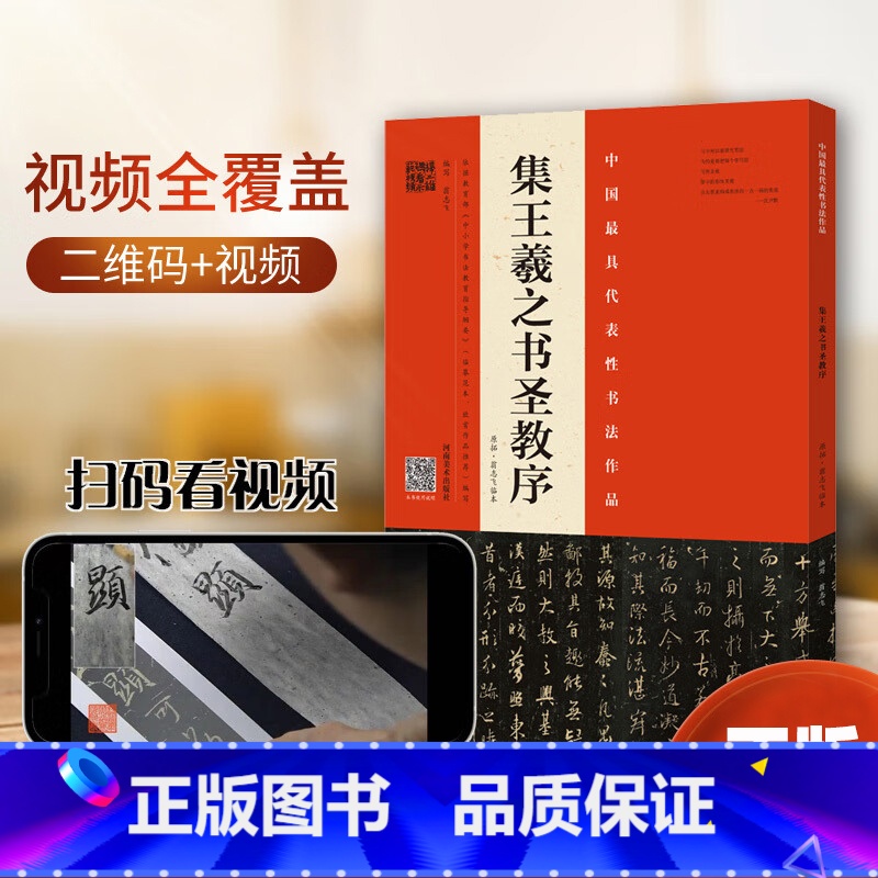 [正版]8开怀仁集王羲之书圣教序中国具代表性书法作品原拓临本对照繁体注释翁志飞实临解析毛笔字帖临摹碑帖教程河南美术出版高清大图