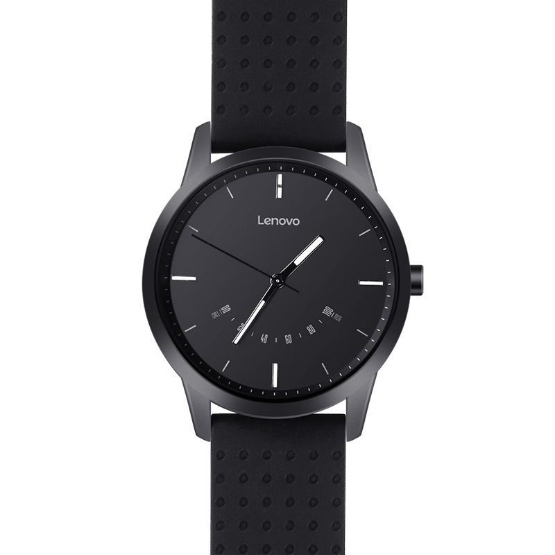 Lenovo watch 9 智能手表(黑色)蓝宝石屏幕 智能机芯 双针夜光