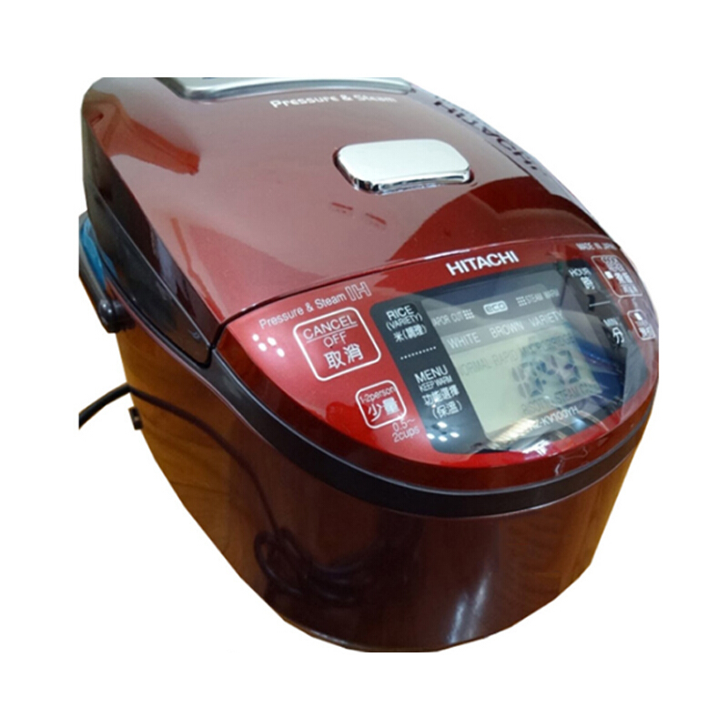 日立(HITACHI)电饭锅 RZ-KV180Y-W 5升银色 国际版电压220V IH加热家用电饭煲 日本直邮原装进口